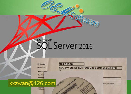Paquet inclus par X20-96930 principal standard du permis DST OPK de la milliseconde SQL Windows Server 2016